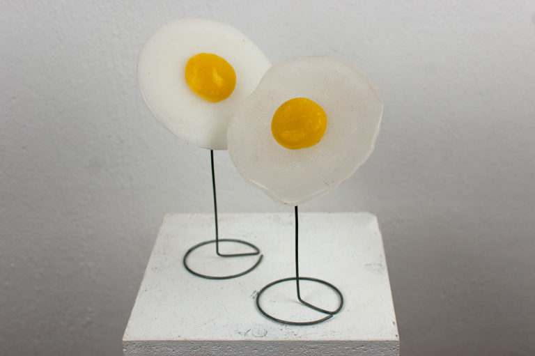 Kunst aus Wachs und Styropor